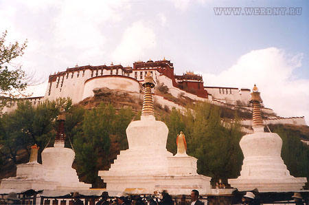 Тибет г. Лхаса - Потала - зимняя Резиденция Ламы
